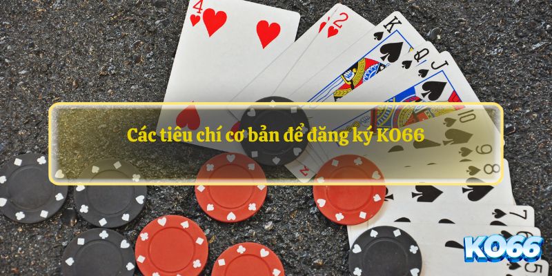 Các tiêu chí cơ bản để đăng ký KO66