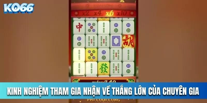 Kinh nghiệm tham gia nhận về thắng lớn của chuyên gia