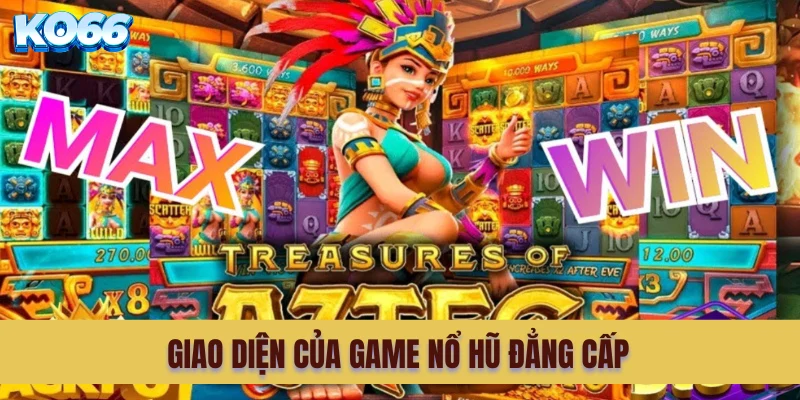 Giao diện của game nổ hũ kho báu cực đẳng cấp